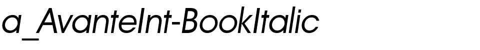 a_AvanteInt-BookItalic.ttf