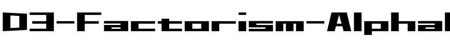 D3-Factorism-Alphabet.ttf