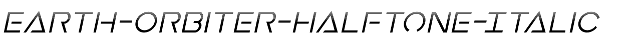 Earth-Orbiter-Halftone-Italic.ttf