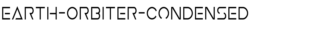 Earth-Orbiter-Condensed.ttf