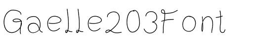 Gaelle203Font.ttf