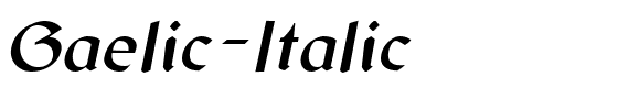 Gaelic-Italic.ttf