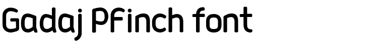 Gadaj_PFinch_font.otf