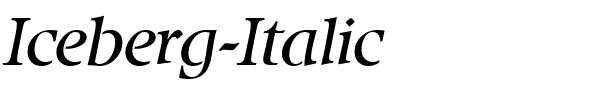 Iceberg-Italic.ttf