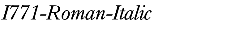 I771-Roman-Italic.ttf