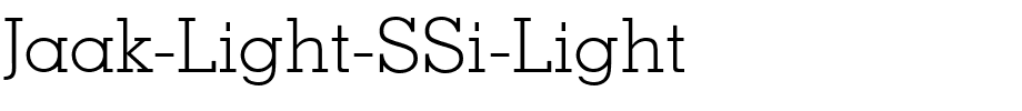 Jaak-Light-SSi-Light.ttf