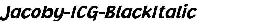 Jacoby-ICG-BlackItalic.ttf