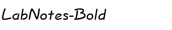 LabNotes-Bold.ttf