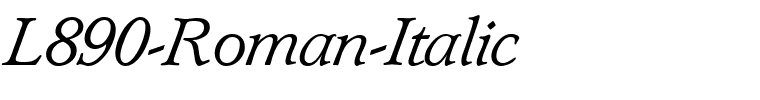 L890-Roman-Italic.ttf