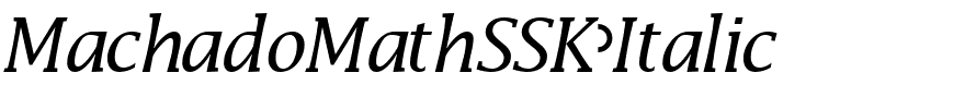 MachadoMathSSK-Italic.ttf