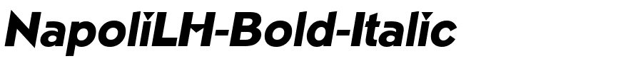 NapoliLH-Bold-Italic.ttf