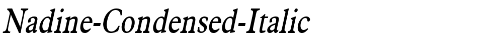 Nadine-Condensed-Italic.ttf