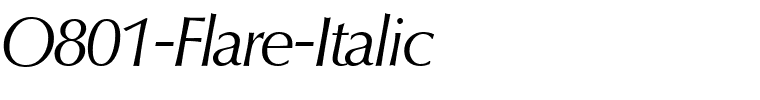 O801-Flare-Italic.ttf