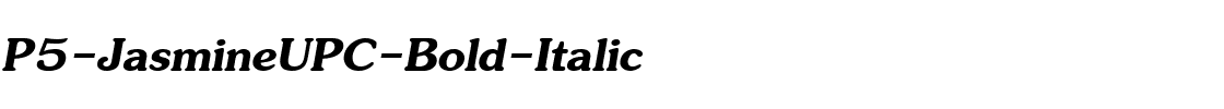 P5-JasmineUPC-Bold-Italic.ttf