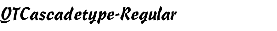 QTCascadetype-Regular.ttf