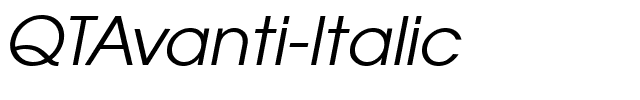 QTAvanti-Italic.ttf