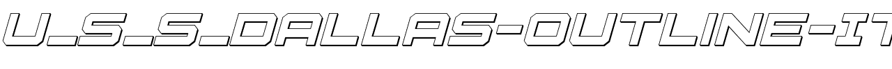 U_S_S_Dallas-Outline-Italic.ttf