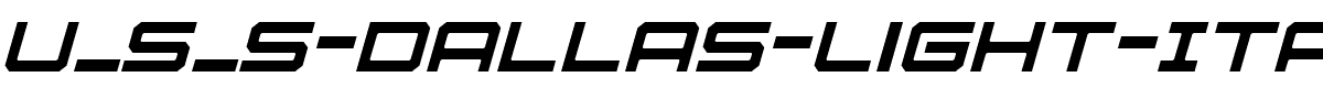 U_S_S-Dallas-Light-Italic.ttf