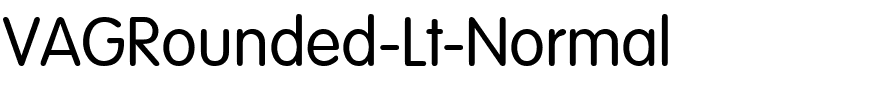 VAGRounded-Lt-Normal.ttf