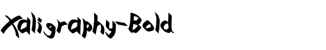 Xaligraphy-Bold.ttf