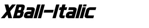 XBall-Italic.ttf