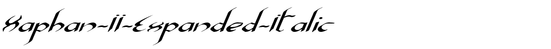 Xaphan-II-Expanded-Italic.ttf