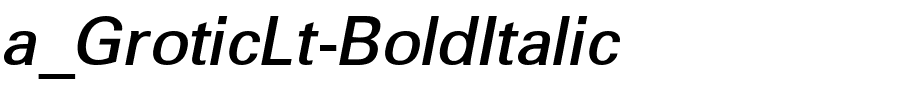 a_GroticLt-BoldItalic.ttf