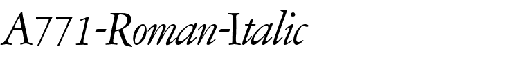 A771-Roman-Italic.ttf