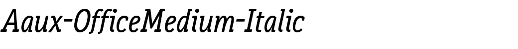 Aaux-OfficeMedium-Italic.ttf