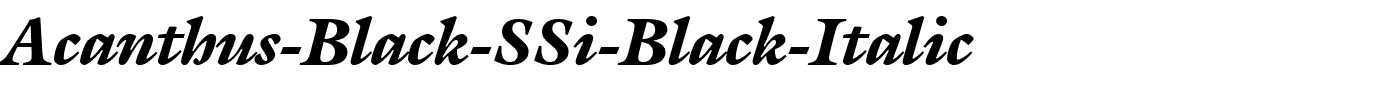 Acanthus-Black-SSi-Black-Italic.ttf