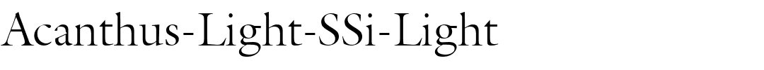 Acanthus-Light-SSi-Light.ttf