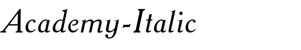 Academy-Italic.ttf