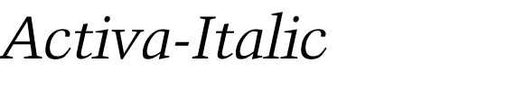 Activa-Italic.ttf