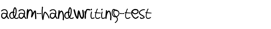 adam-handwriting-test.ttf