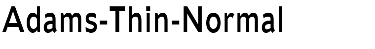 Adams-Thin-Normal.ttf