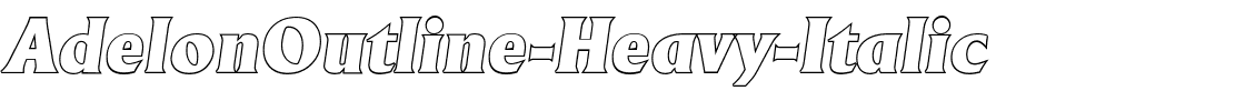 AdelonOutline-Heavy-Italic.ttf