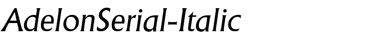 AdelonSerial-Italic.ttf