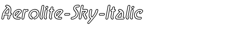 Aerolite-Sky-Italic.otf