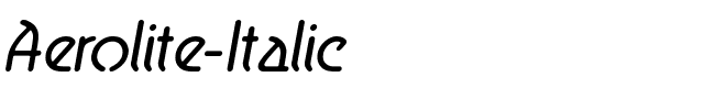 Aerolite-Italic.ttf