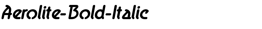 Aerolite-Bold-Italic.ttf