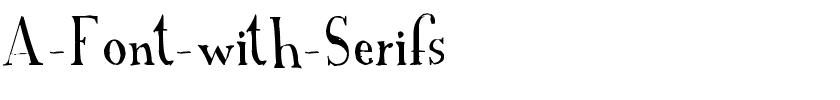 A-Font-with-Serifs.ttf