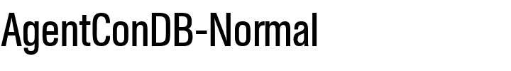 AgentConDB-Normal.ttf