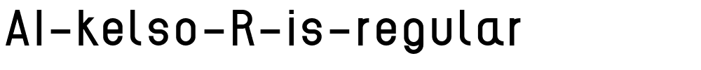 AI-kelso-R-is-regular.ttf