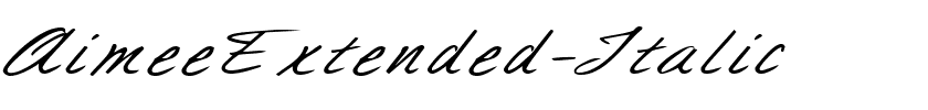 AimeeExtended-Italic.ttf