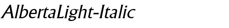 AlbertaLight-Italic.ttf