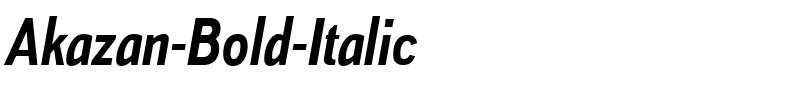 Akazan-Bold-Italic.ttf