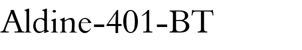 Aldine-401-BT.ttf