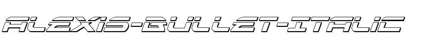 Alexis-Bullet-Italic.ttf