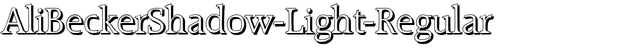 AliBeckerShadow-Light-Regular.ttf