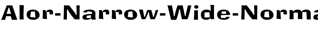 Alor-Narrow-Wide-Normal.ttf
